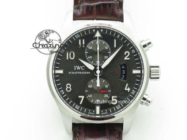 MIROTIME 0210 Fashionable Portofino IW458101 Diamond Bezel SS MK 1:1 Best Edition Blue Dial On Blue Leather Strap MIYOTA 7169